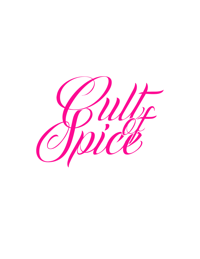 cult of spice logo on a black background